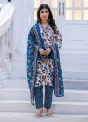 White Colour Rayon Print With Thread Work Kurti With Pant Dupatta Aaradhna 2028 Online Wholesale